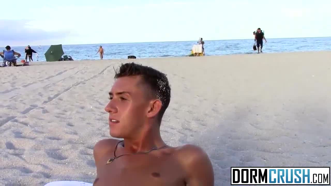 Skinny Twink Tyler Eaten Getting Picked Up On The Nude Beach