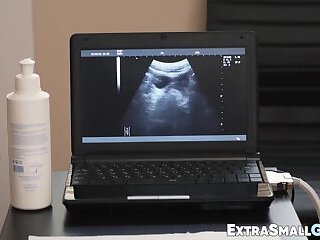 Tall handsome doctor fingering petite twinks bubble butt