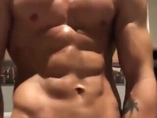 sexy boy ripped abs and big dic