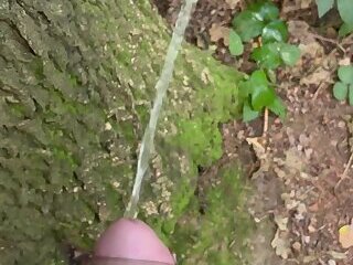 Cheating wife into the woods, he have my load inside him